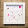 Baby Girl Clothes Line Gift Frame