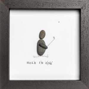 Golf Pebble Art Frame