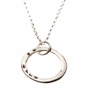 Personalised Ring Necklace