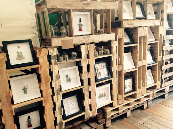 Crates of Bodoli frames at the Eisteddfod