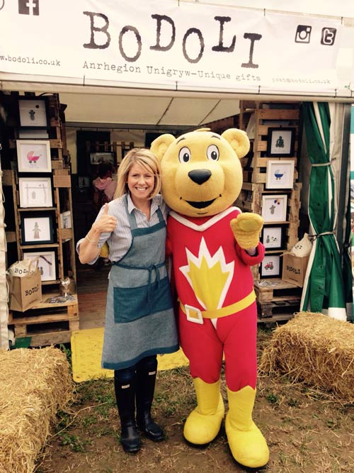 Superted and Bodoli at the Eisteddfod