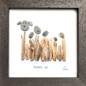 Birds Pebble Art Gift Frame