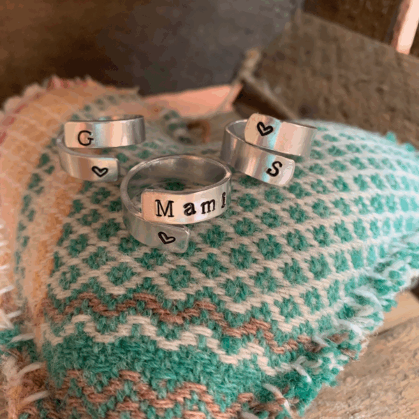 Personalised Wrap Rings